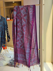 PRINTED CHANDERI SILK DUPATTA